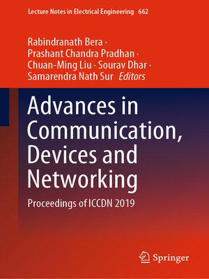 cover image of Advances in Communication, Devices and Networking